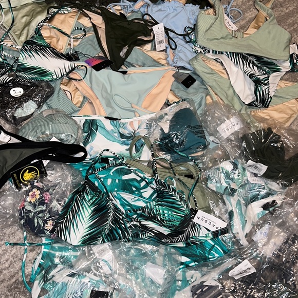 Large lot swim box for resell bikini Lot new with tags! - Picture 2 of 3